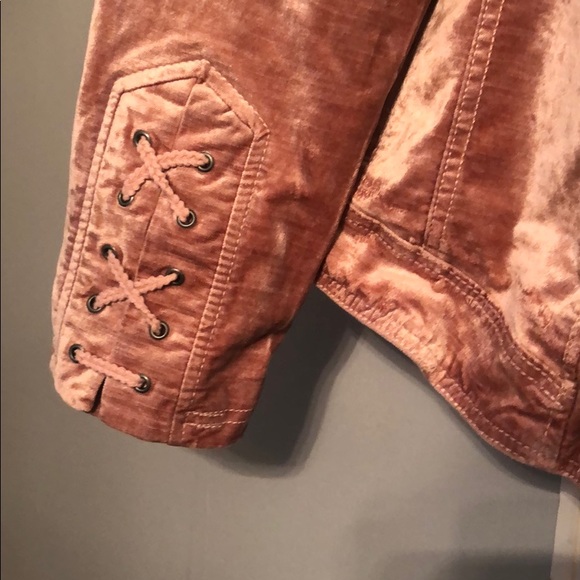 Dusty Pink Motto Jacket - Picture 2 of 6